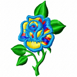 Flowers And Tree Embroidery Design 10